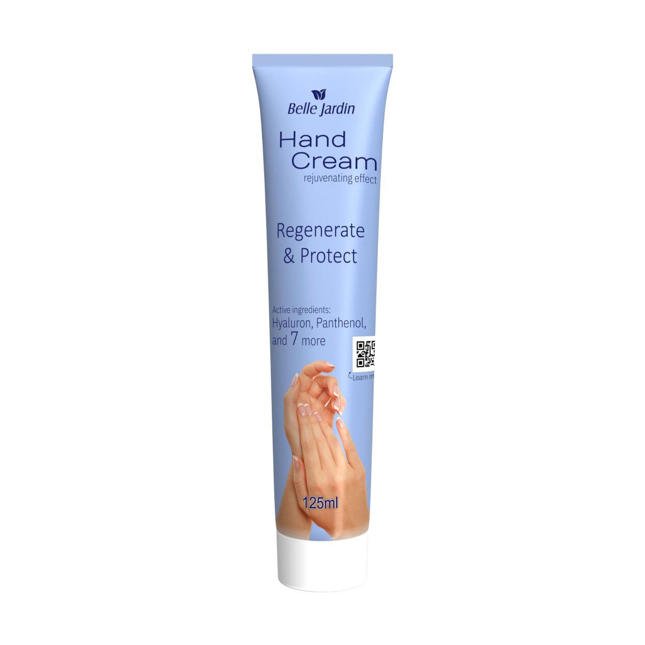 Крем для рук Belle Jardin Hand Cream Regenerate &amp; Protect з гіалуроновою кислотою та пaнтeнoлoм, 125 мл